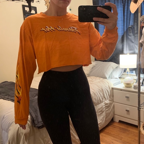Forever 21 Tops - Flaming Hot Cheetos Crop Top